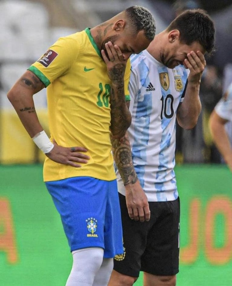 El video que muestra la bronca de Messi tras el papelón en Brasil vs. Argentina