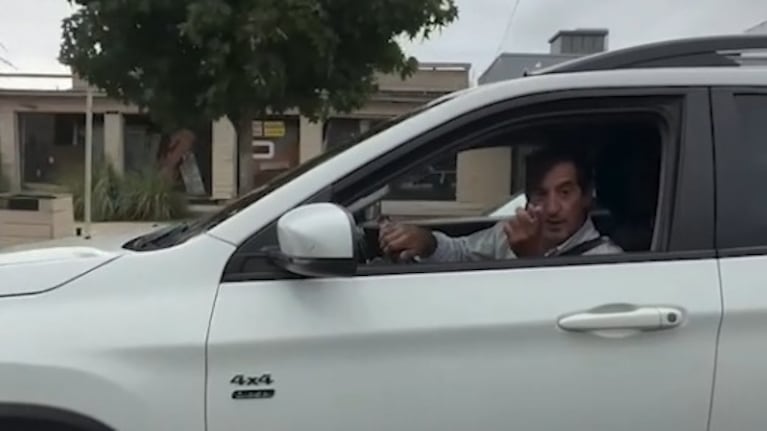 El violento al volante ahora fue detenido por manejar borracho e insultar a policías en Carlos Paz.
