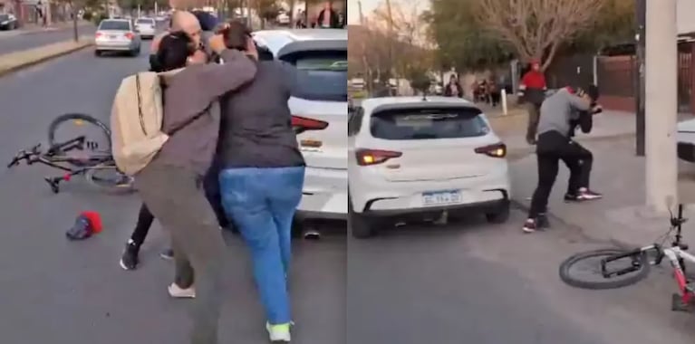 El violento cruce fue el lunes en San Luis.