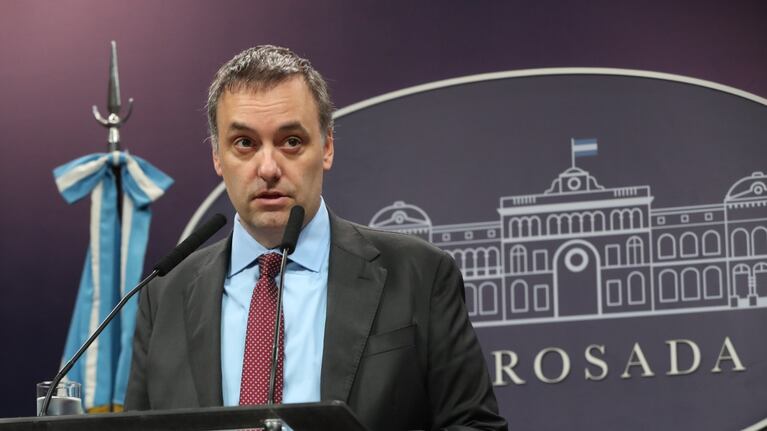 El vocero presidencial, Manuel Adorni, dio una nueva conferencia de prensa.