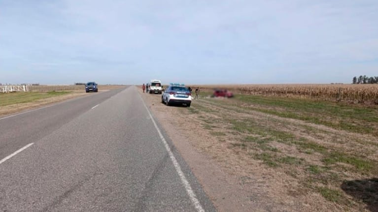 El vuelco fatal ocurrió cerca de Calchín Oeste.