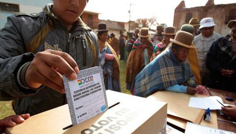 Elecciones en Bolivia 