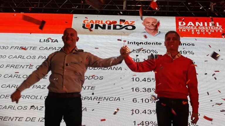 Elecciones en Carlos Paz: el oficialista Daniel Gómez Gesteira fue electo intendente