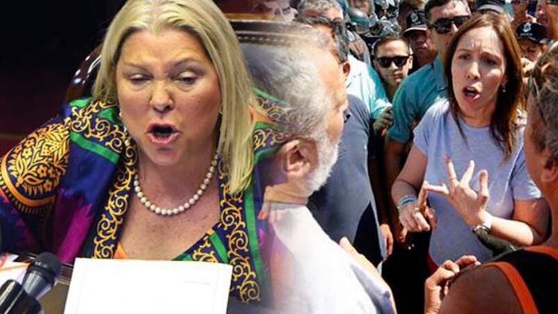 Elisa Carrió apoyó a María Eugenia Vidal.