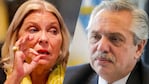 Elisa Carrió denunció a Alberto Fernández y a tres funcionarios.