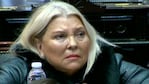 Elisa Carrió, "dolida" por la media sanción de la despenalización del aborto.