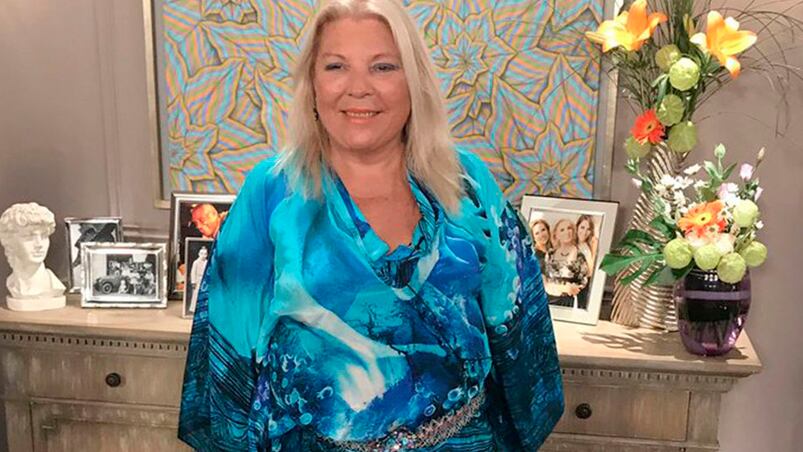 Elisa Carrió en el programa de Mirtha Legrand.