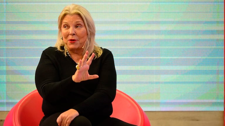 Elisa Carrió estuvo de visita en Córdoba Capital. (Foto: La Voz)