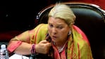 Elisa Carrió recibió duras críticas en el recinto.