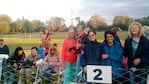 Ellas fueron las primeras en entrar al predio para la celebración por Brochero. 