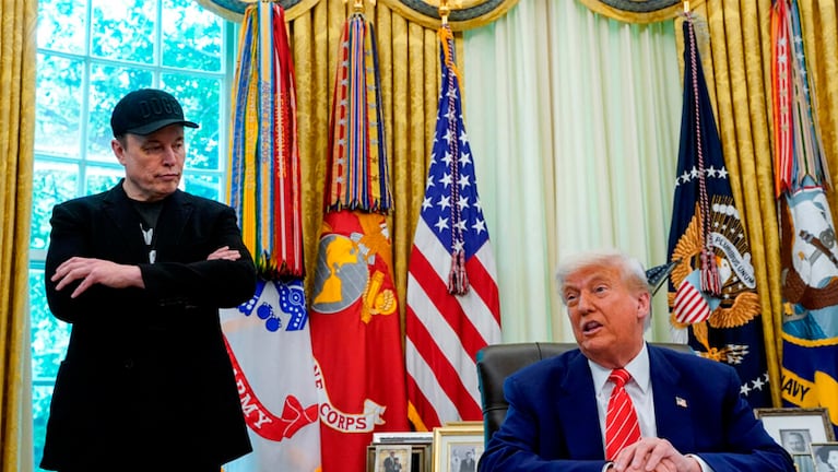 Elon Musk y Donald Trump, protagonistas de un fuerte enfrentamiento.
