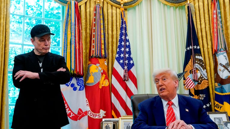 Elon Musk y Donald Trump, protagonistas de un fuerte enfrentamiento.