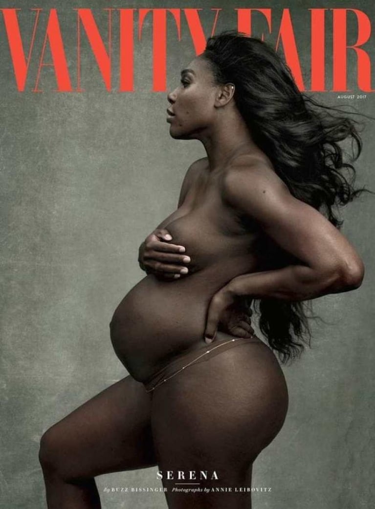 Embarazada y desnuda: así posó Serena Williams para una revista