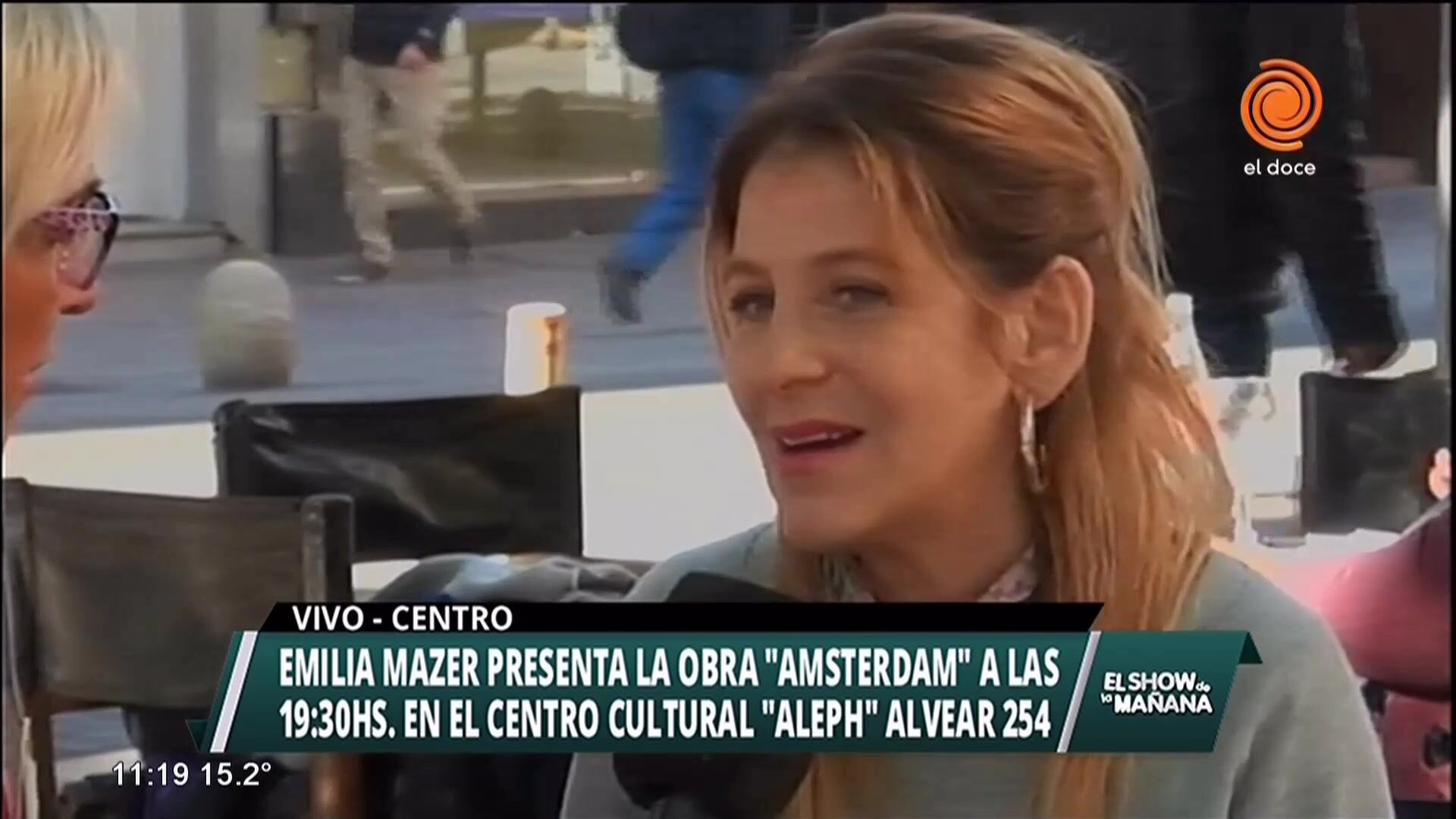 Emilia Mazer presenta la obra "Amsterdam"