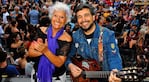 Emiliano Zerbini y Silvia Zerbini, en el festival de Cosquín.