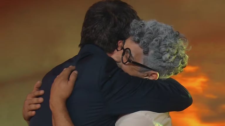 Emotiva reacción  en Buenas Noches Familia.