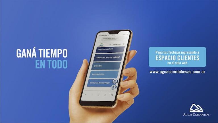 Empezá a ganar tiempo: ¡Pagá tus facturas de agua desde la web!