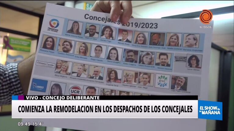 Empezaron las obras de remodelación del Concejo Deliberante