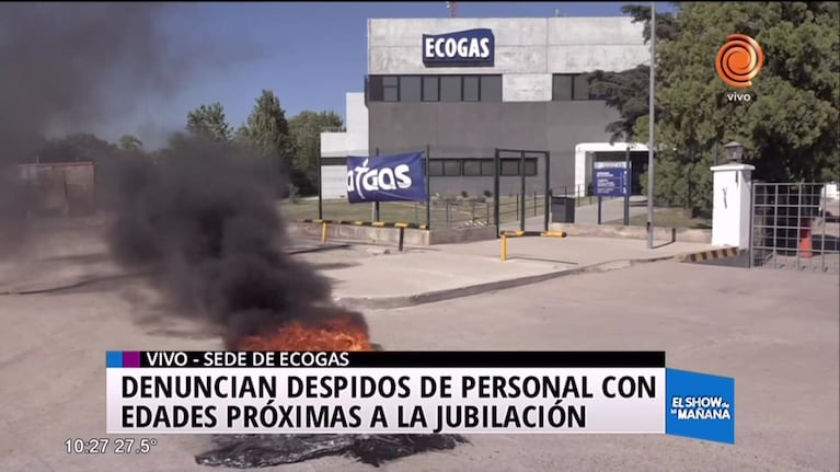 Empleados de Ecogas denunciaron despidos