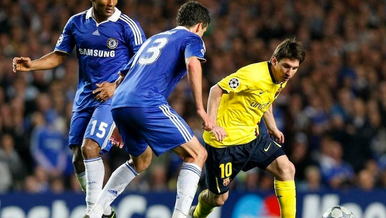 En 10 partidos, Messi nunca le hizo un gol al Chelsea.