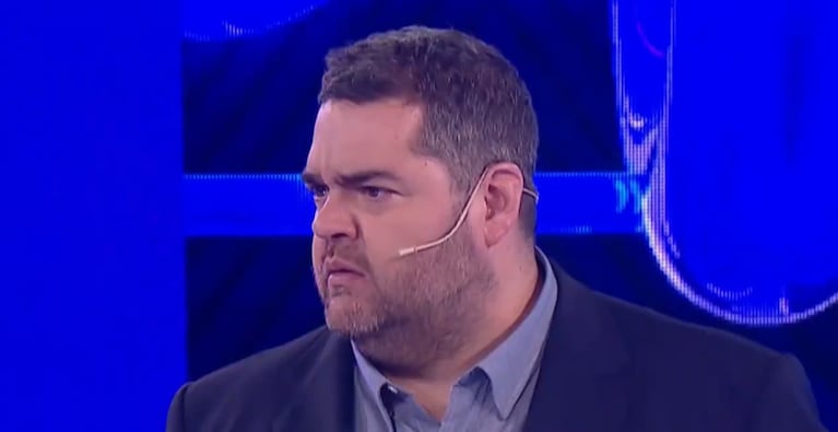 En Ahora Caigo dijo un trabalenguas y enojó a Barassi: “Es mi último programa” 