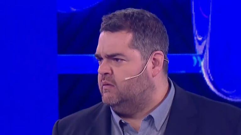 En Ahora Caigo dijo un trabalenguas y enojó a Barassi: “Es mi último programa”