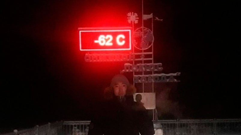 En algunas ciudades de Siberia, viven con temperaturas de 62 bajo cero.