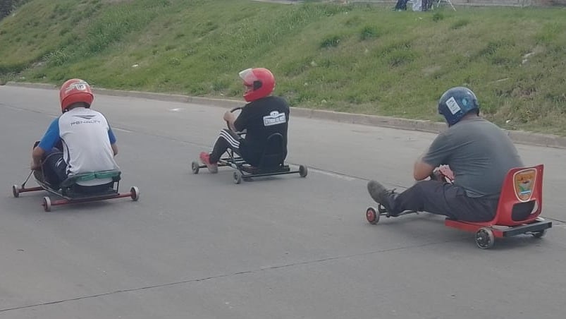 En barrio Yofre I de la ciudad de Córdoba se organizan grandes competencias