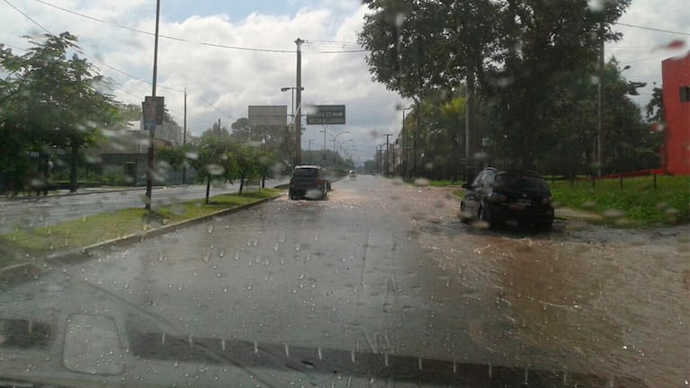 En Córdoba llovió y luego se despejó en algunos sectores. 