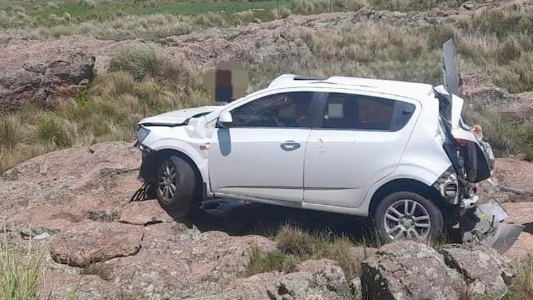 En el auto iban cuatro ocupantes.