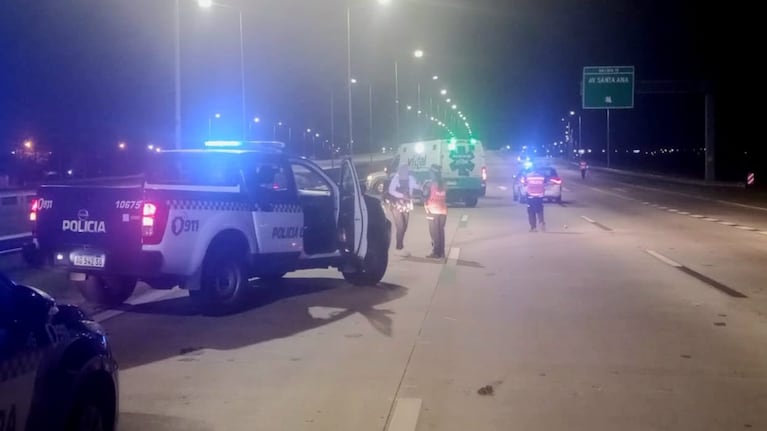 En el auto viajaban dos mujeres mayores y una menor.