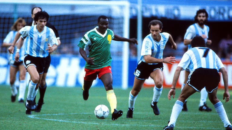 En el debut en Italia 90, Argentina perdió 1 a 0 con Camerún.