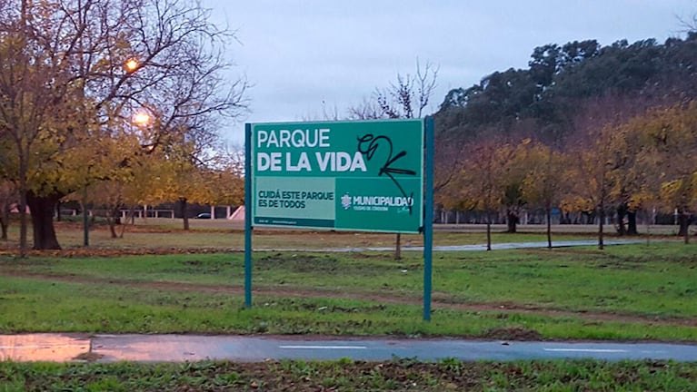 En este Parque habría pasado la noche Antonella.