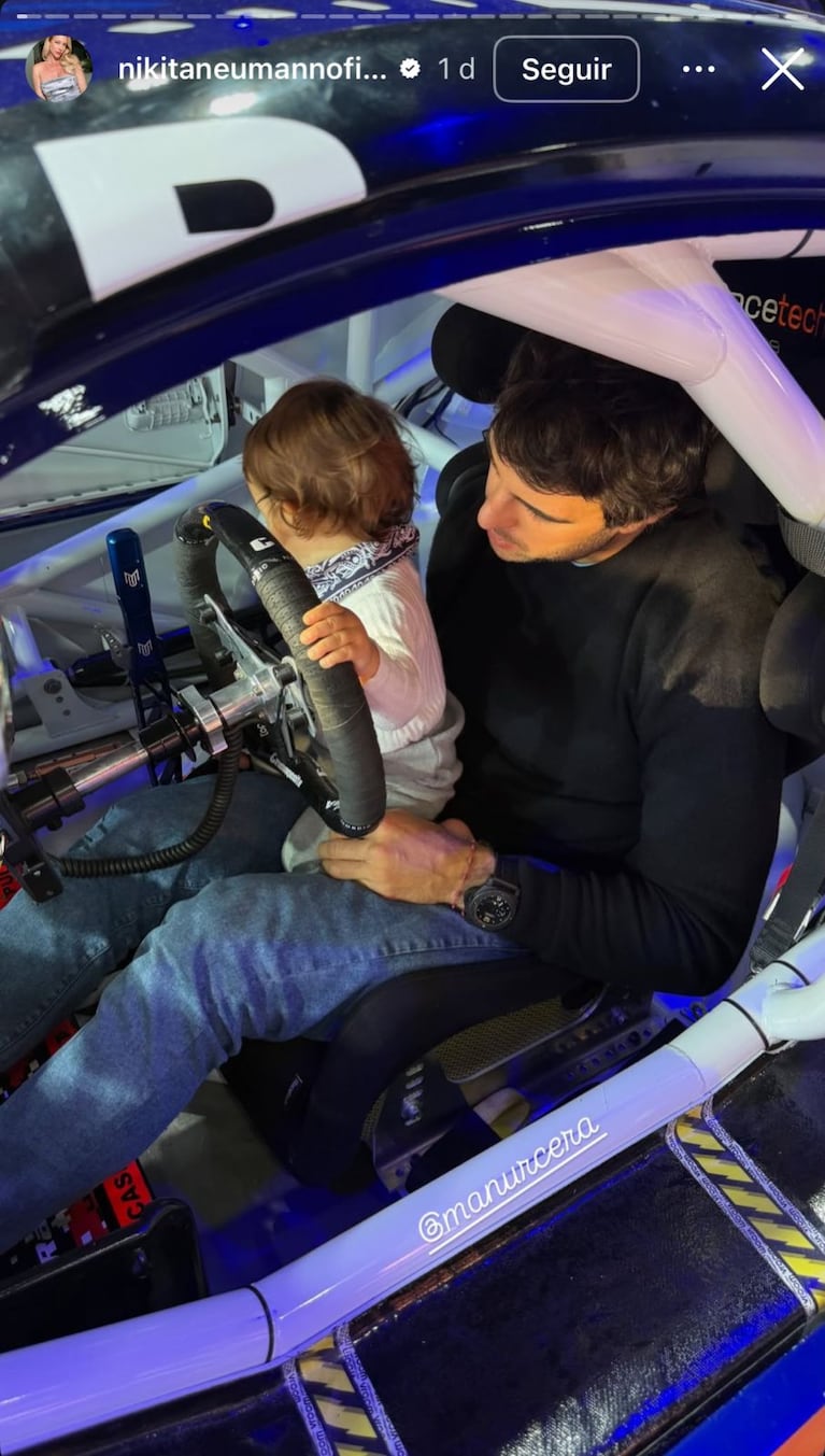 En fotos: la escapada de Nicole Neumann a Córdoba por el TC en el que compite Manu Urcera