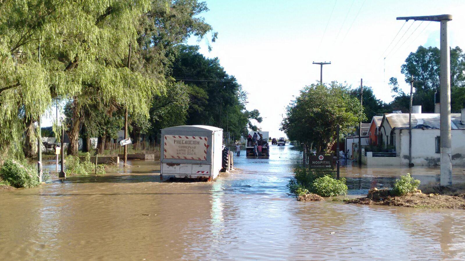 En Isla Verde cayeron 214 milímetros en siete día. Foto: Fernando Ledesma
