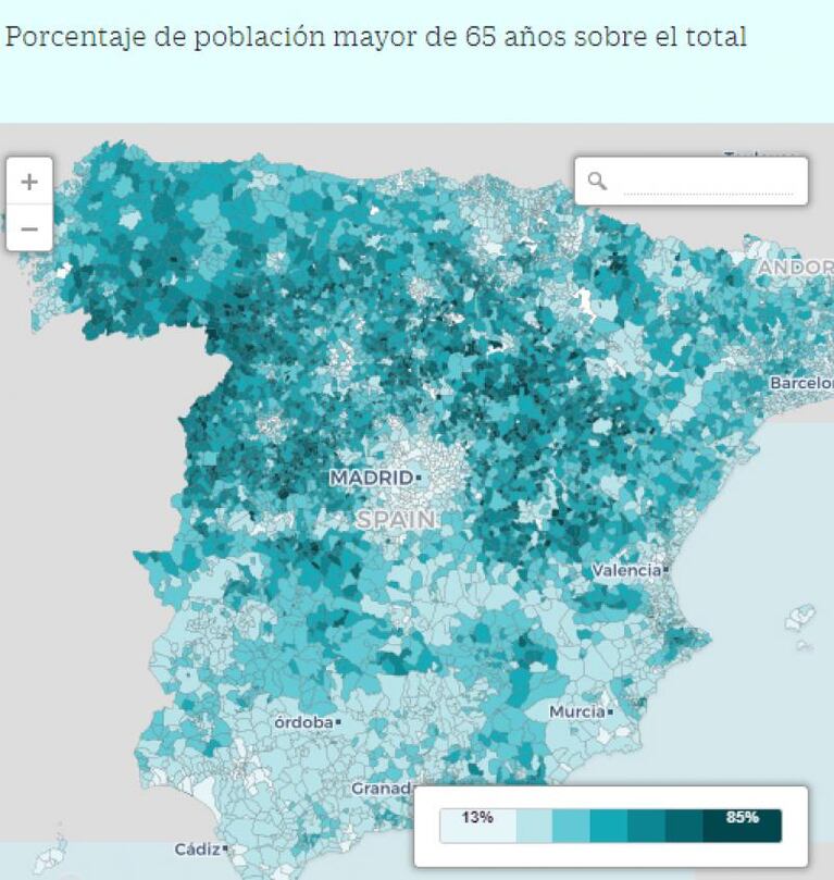 En mil pueblos de España no nace un niño desde hace cinco años