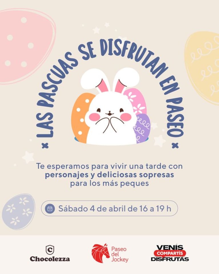 En Paseo del Jockey, la pascua se celebra de la manera más dulce y divertida 
