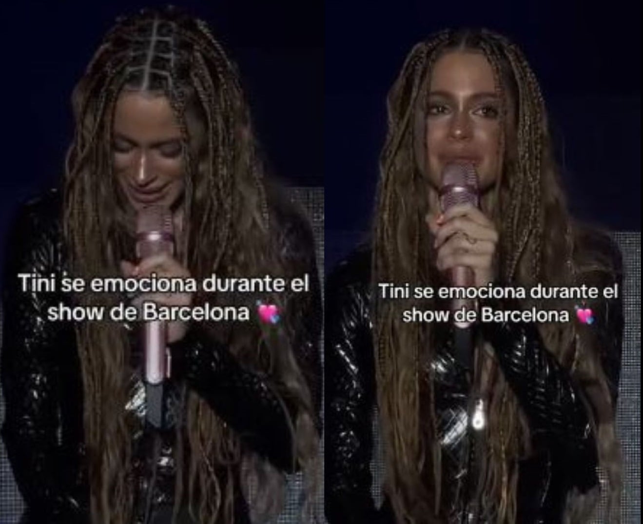 En pleno concierto Tini Stoessel les dedicó unas palabras a sus fans.