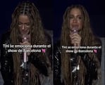 En pleno concierto Tini Stoessel les dedicó unas palabras a sus fans.