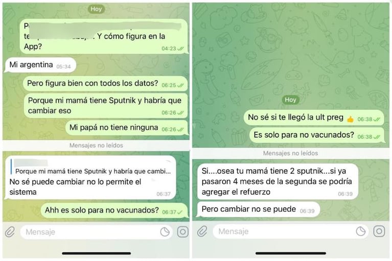 En simples pasos y por Telegram: así venden pases sanitarios a antivacunas en Córdoba