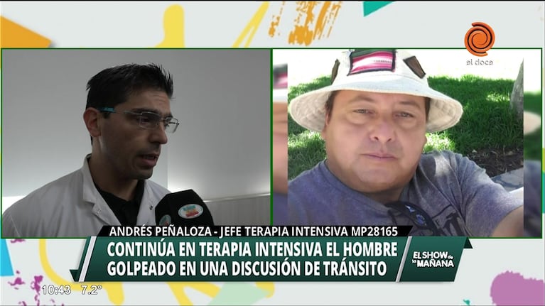 En terapia intensiva tras discusión de tránsito