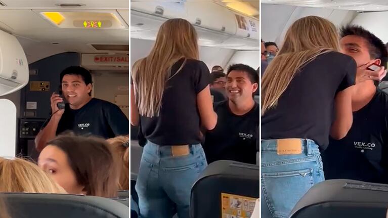 En viaje a Córdoba, una propuesta de casamiento con altura.
