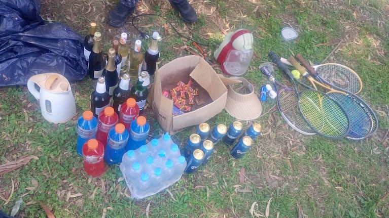 Encontraron los elementos robados.