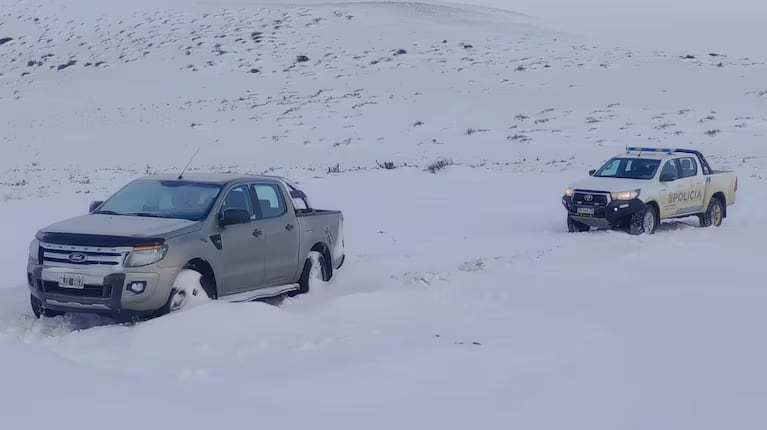 Encontraron muerto a un hombre de 80 años que desapareció en medio del temporal de nieve en Santa Cruz