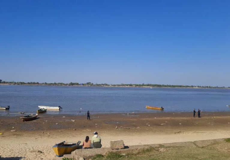 Encontraron restos humanos a la orilla del río Paraná en Rosario.