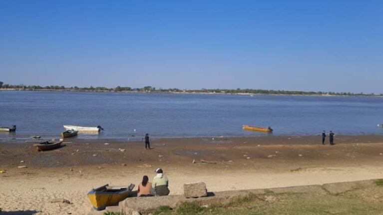 Encontraron restos humanos a la orilla del río Paraná en Rosario.