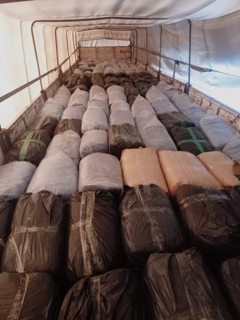 Encontraron un camión con 7 mil kilos de coca ( Foto: Gendarmería)