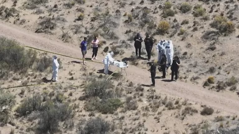 Encontraron un cuerpo descuartizado en Santa Cruz: (Foto: gentileza Canal 2 Caleta Olivia).