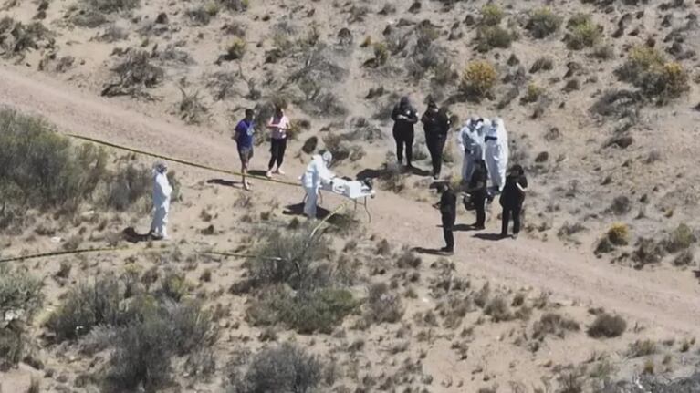 Encontraron un cuerpo descuartizado en Santa Cruz: (Foto: gentileza Canal 2 Caleta Olivia).
