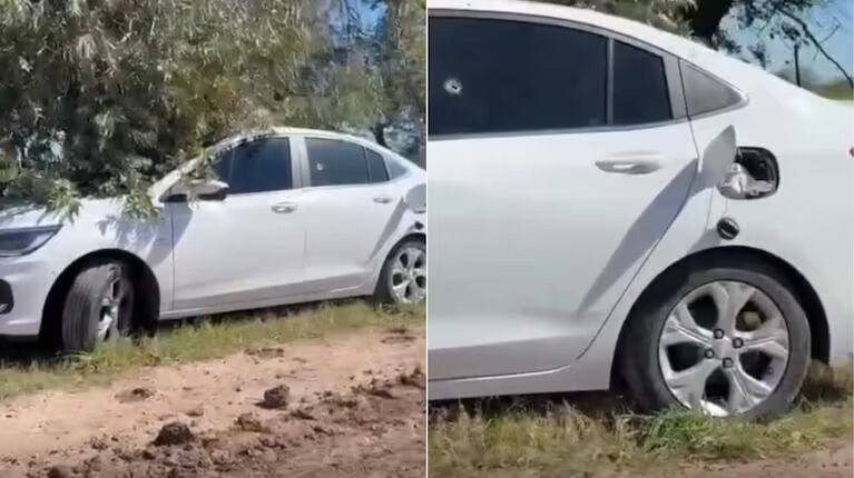 Encontraron una pareja muerta dentro de un auto. (Foto: Qué Pensas Chacabuco)